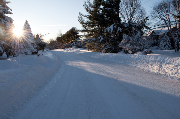 the morning after the storm