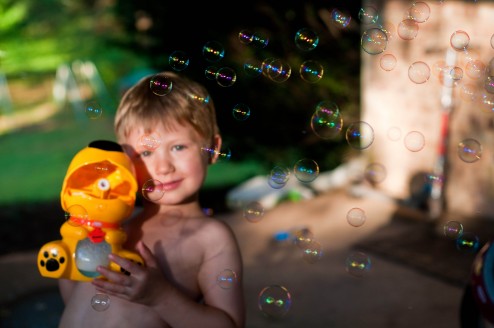 Summer means bubbles