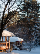 Snowy Gazebo